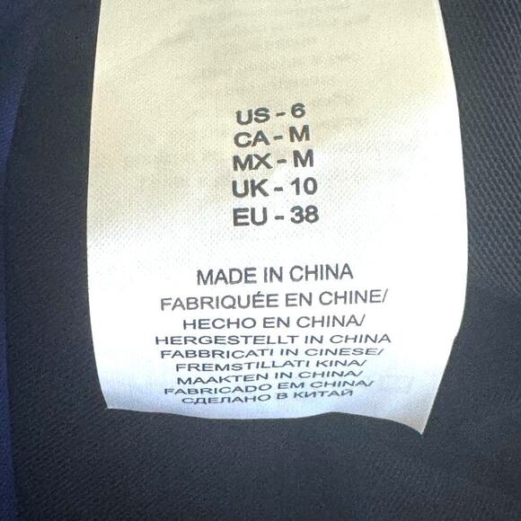 New LAUREN RALPH LAUREN Beach Club Blue Ruffled One Piece Swimsuit Women's Sz 6 - Picture 13 of 15